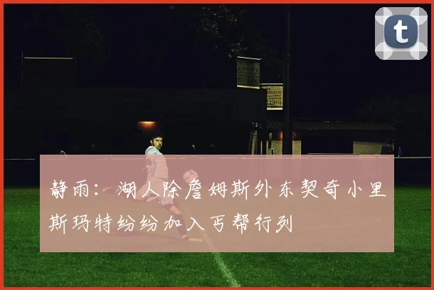 静雨：湖人除詹姆斯外东契奇小里斯玛特纷纷加入丐帮行列